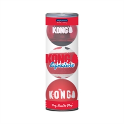 KONG Signature Balls 4-pk Assorted L